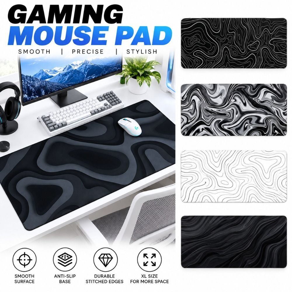 Large Gaming Mouse Pad Anti-Sl - Gaming Keyboard Nearby review and price