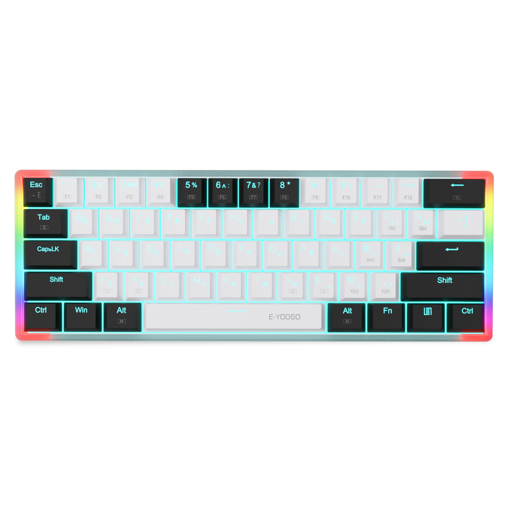 E-YOOSO Z11T USB 60% Mini Mech - Keyboard Gaming Blue Switch review and price