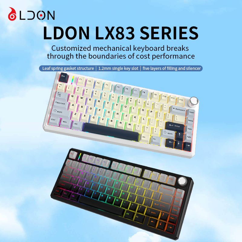 LDON LX83 Wireless Mechanical  - Gaming Keyboard Hot Swappable review and price